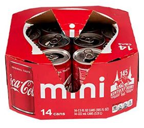 PPC Award Coca Cola Shaped Packs Mini