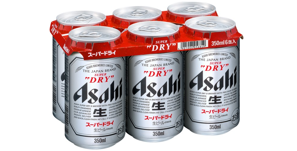 Cerveza Asahi: embalaje CanCollar Eco