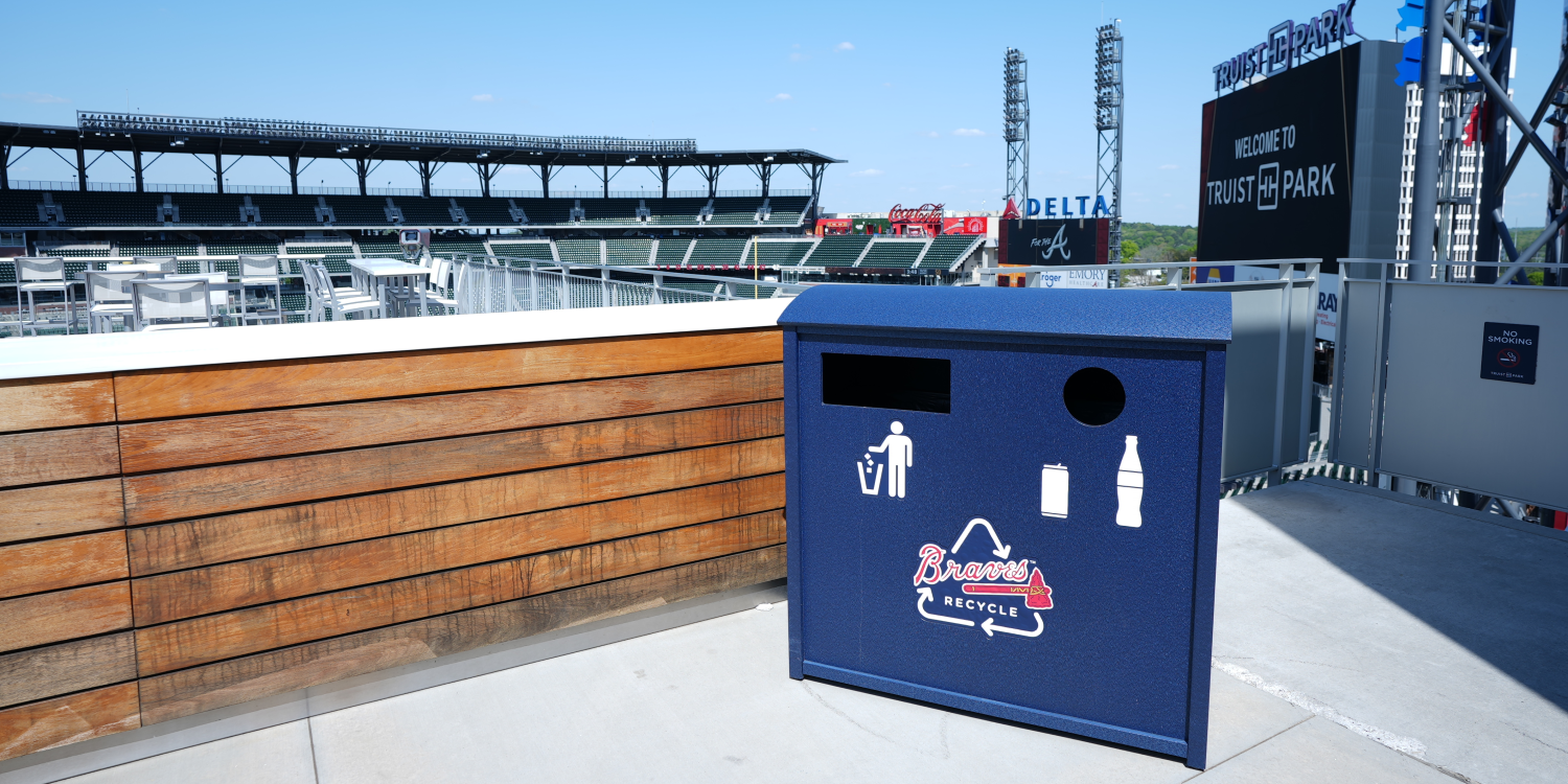 Parceria de reciclagem Atlanta Braves WestRock.