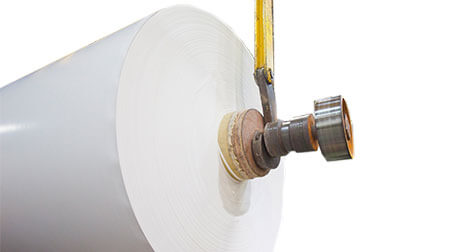 A roll of paperboard.