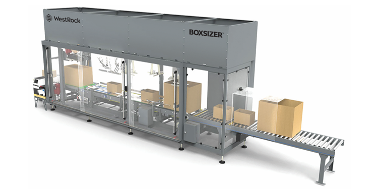 BoxSizer provides high speed throughput without changeovers, reduces labor and optimizes DIM weight