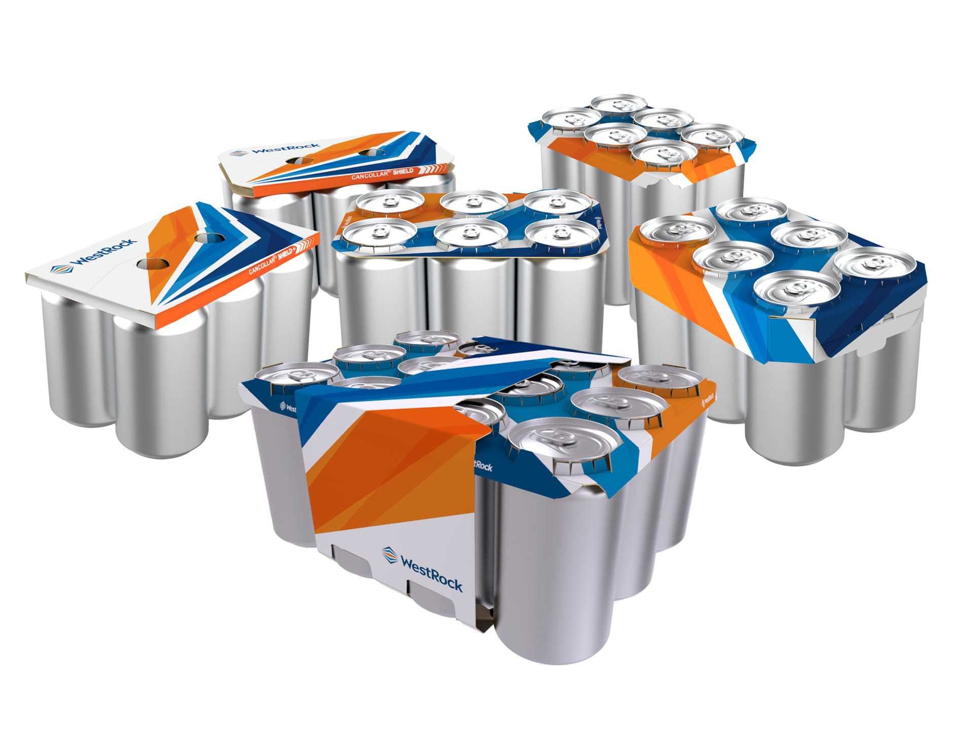 WestRock CanCollar® family of paperboard beverage multipack solutions