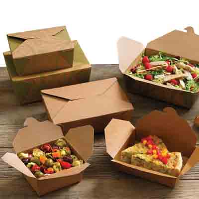 可回收的外带食品包装盒