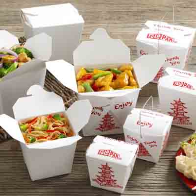 Contenedores para alimentos asiáticos para llevar