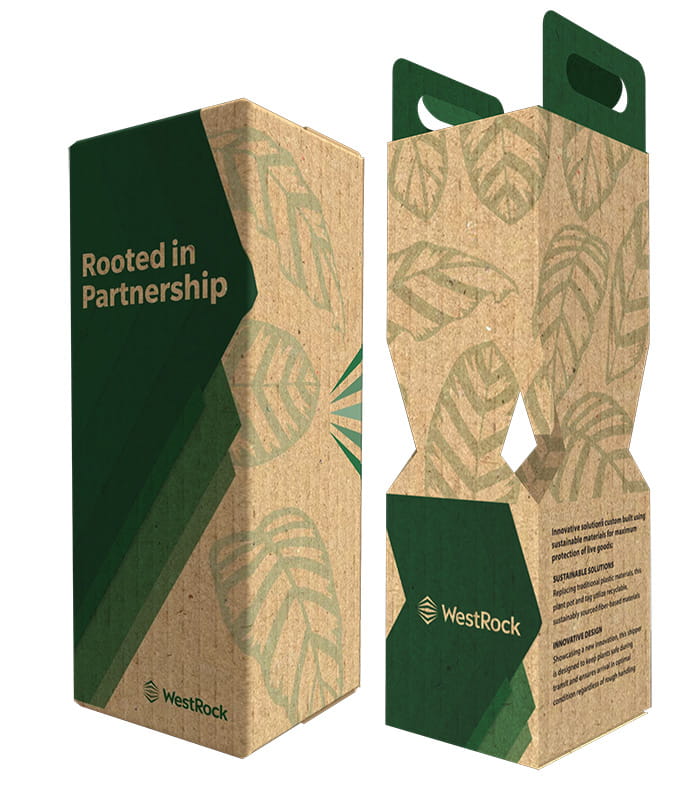 E-commerce packaging solutions for plants by WestRock