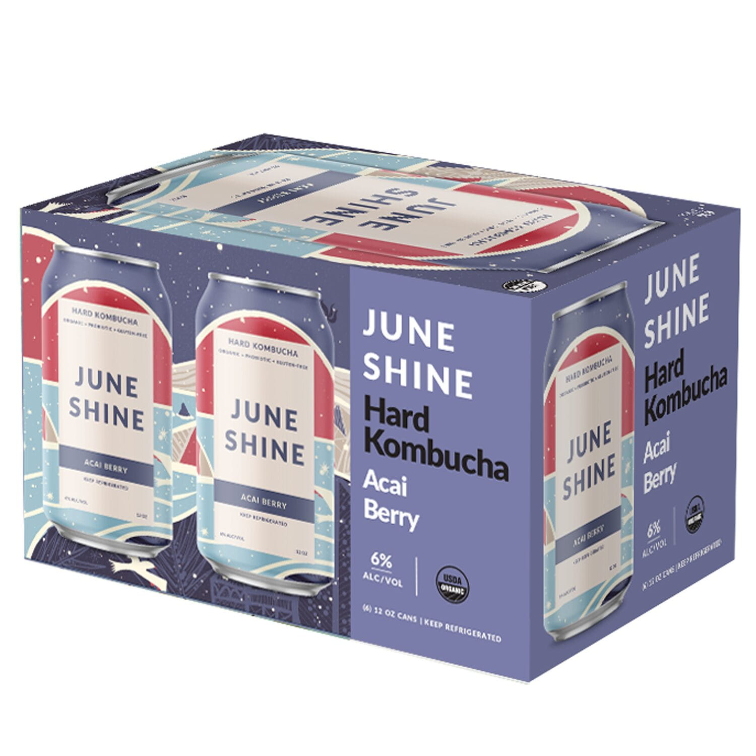 Juneshine Hard Kombucha Packaging